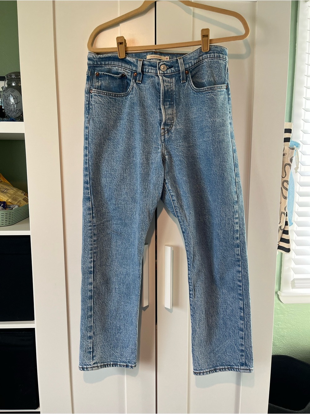 Levi's Wedgie Straight Ankle Jeans